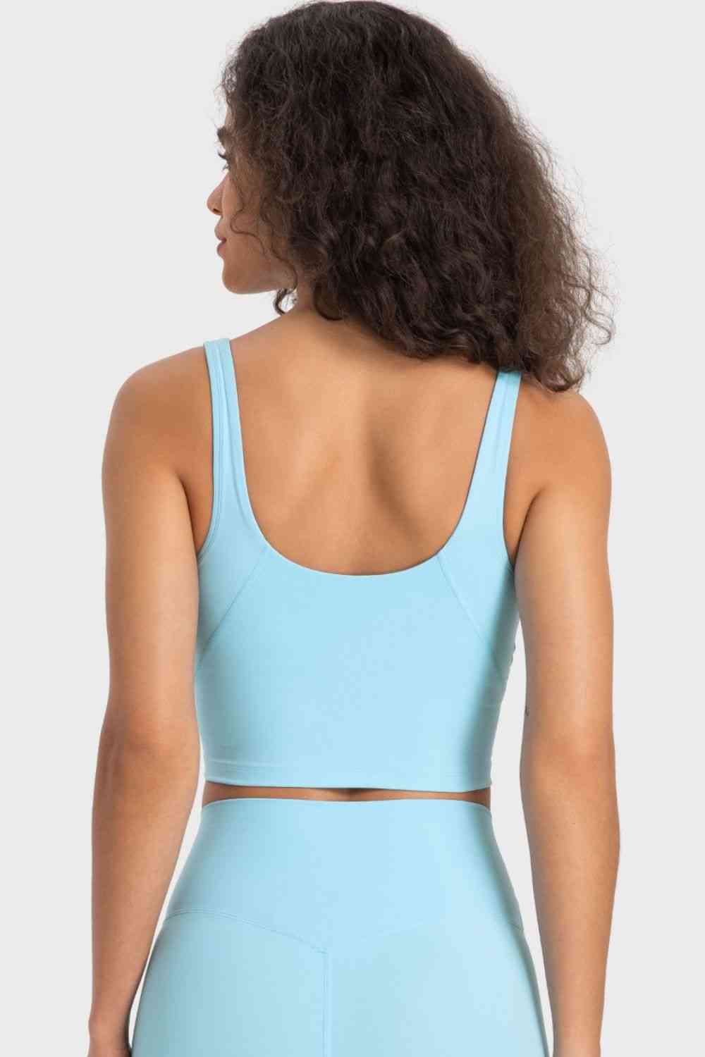 SHE REBEL - Deep V-Neck Crop Sports Bra | Available in 5 Colors